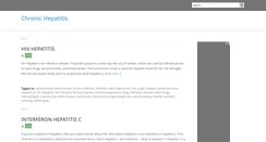 Desktop Screenshot of chronichepatitis.org